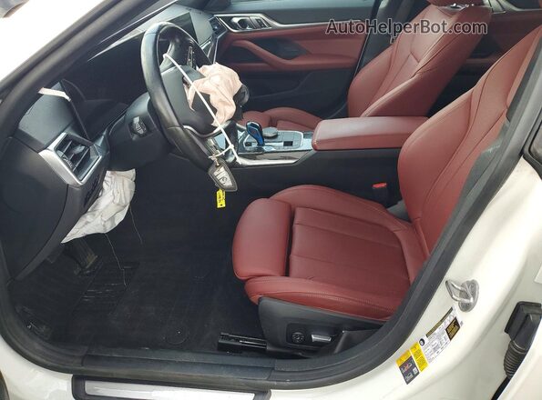 WBY73AW02PFP61198 2023 BMW I4 White Вид салону спереду