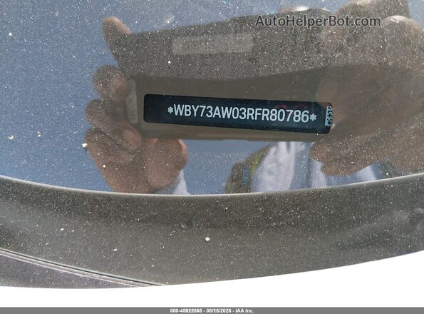 WBY73AW03RFR80786 2024 BMW I4 White Вид підкапотного простору
