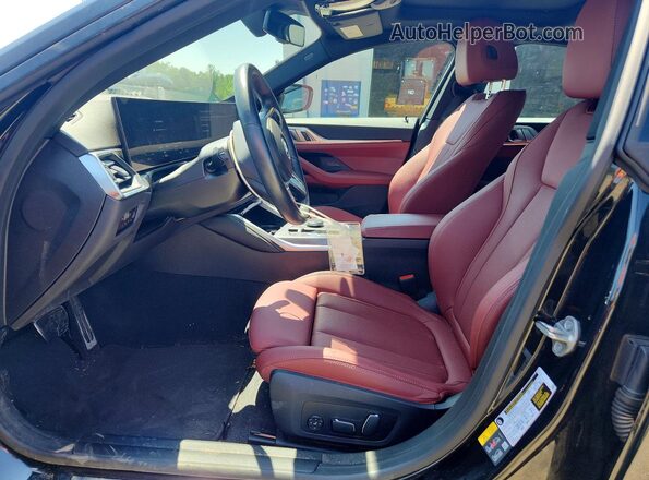 WBY73AW04RFS37411 2024 BMW I4 Black Սալոնի դիմացի տեսք