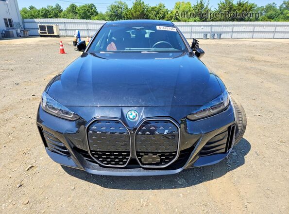 WBY73AW04RFS37411 2024 BMW I4 Black Դիմացի տեսք