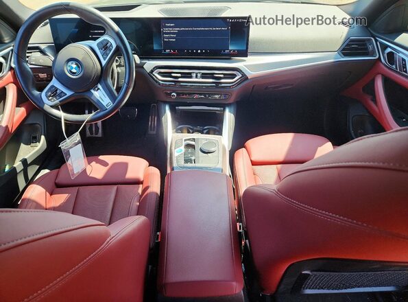 WBY73AW04RFS37411 2024 BMW I4 Black Առջևի վահանակի տեսք