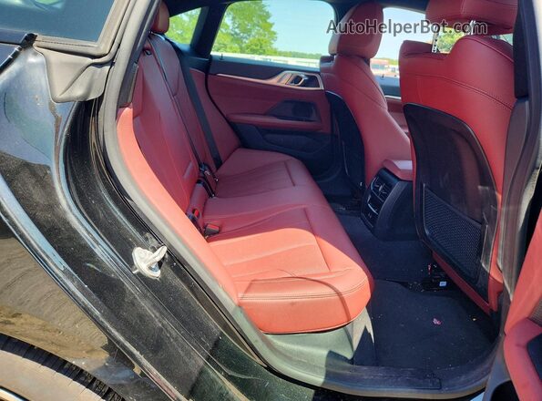 WBY73AW04RFS37411 2024 BMW I4 Black Հետևի նստատեղերի տեսք