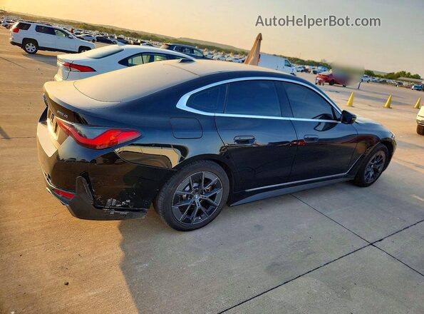 WBY73AW05PFN48939 2023 BMW I4 Black უკანა მარჯვენა