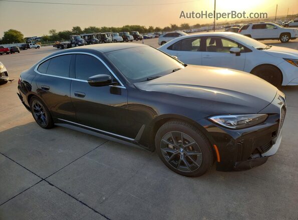 WBY73AW05PFN48939 2023 BMW I4 Black წინა მარჯვენა