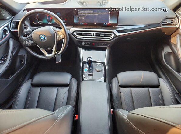 WBY73AW05PFN48939 2023 BMW I4 Black წინა პანელის ხედი