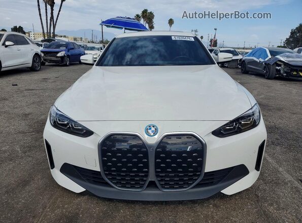WBY73AW05PFP54665 2023 BMW I4 White Դիմացի տեսք