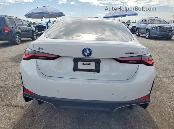 WBY73AW05PFP54665 2023 BMW I4 White Հետևի տեսք