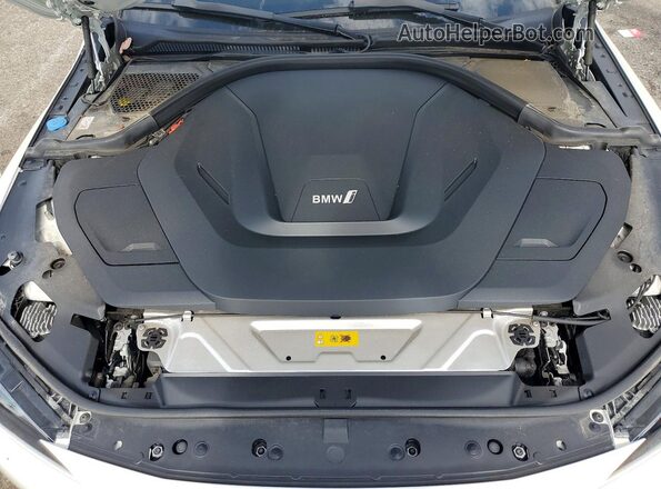 WBY73AW05PFP54665 2023 BMW I4 White Սալոնի հետևի տեսք
