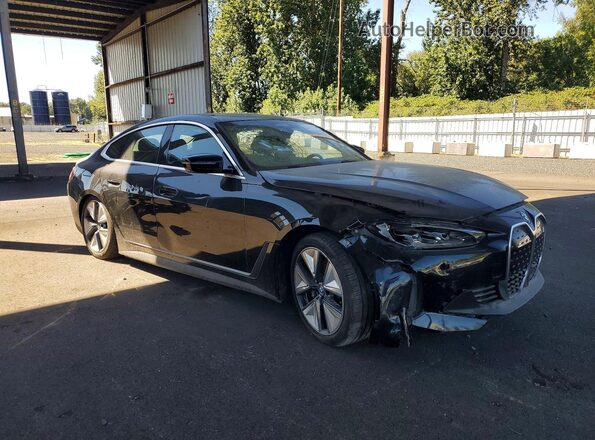 WBY73AW05PFR11157 2023 BMW I4 Black წინა მარჯვენა