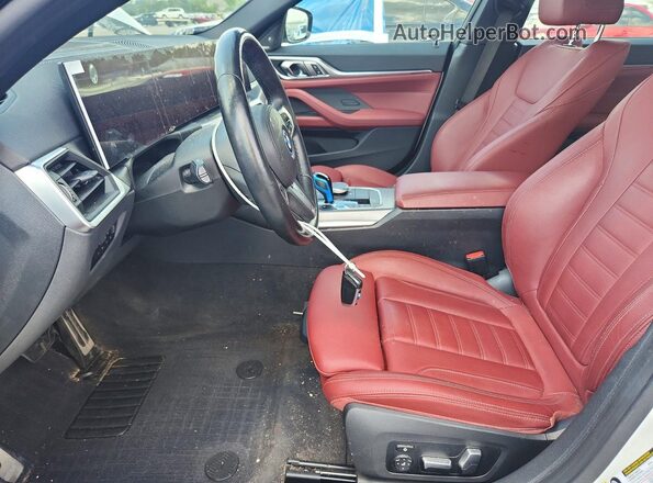 WBY73AW07PFN82025 2023 BMW I4 White Front interior view