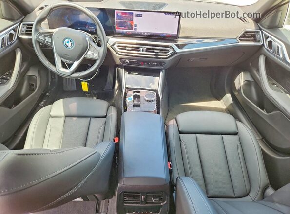 WBY73AW08RFT17861 2024 BMW I4 Black Dashboard view