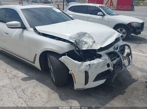 WBY73AW0XPFR12577 2023 BMW I4 White Սարքավորումների վահանակի տեսք