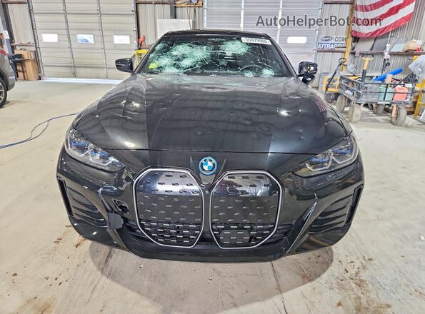 WBY83FB00RFS71577 2024 BMW I4 Black Вид спереду