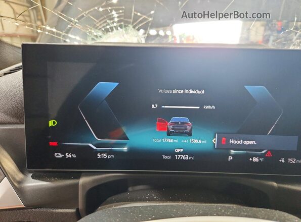 WBY83FB00RFS71577 2024 BMW I4 Black Вид щитка приладів