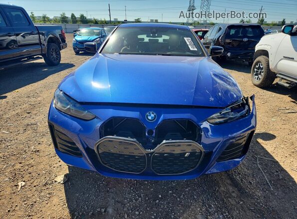 WBY83FB01RFS74262 2024 BMW I4 Синий Вид спереди