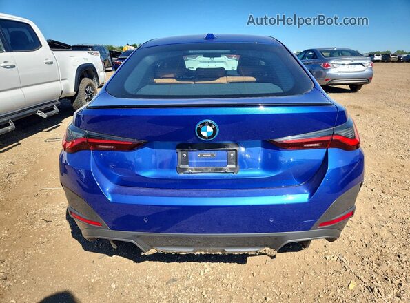 WBY83FB01RFS74262 2024 BMW I4 Синий Вид сзади