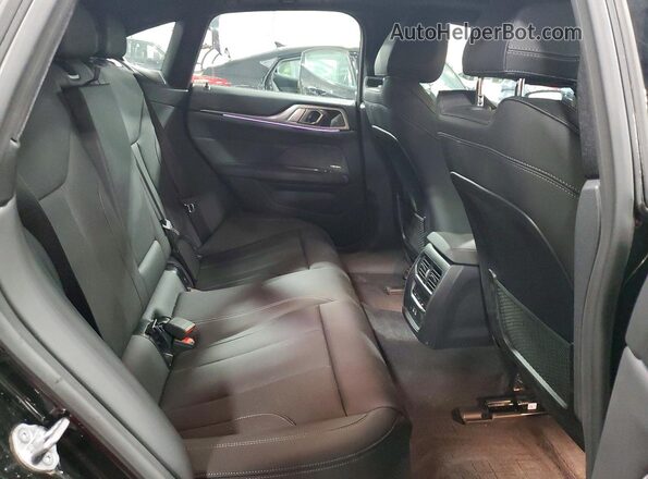 WBY83FB06RFT00273 2024 BMW I4 Black უკანა სავარძლების ხედი