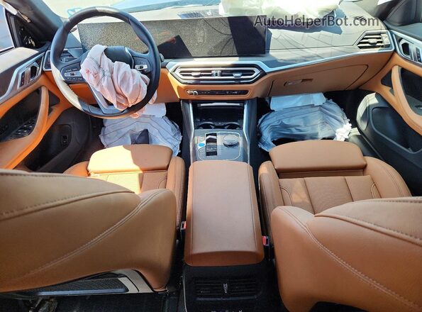 WBY83FB06RFT10849 2024 BMW I4 Black წინა პანელის ხედი