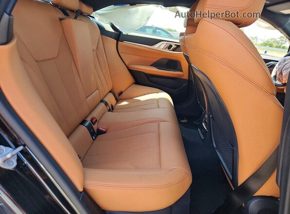 WBY83FB06RFT10849 2024 BMW I4 Black უკანა სავარძლების ხედი