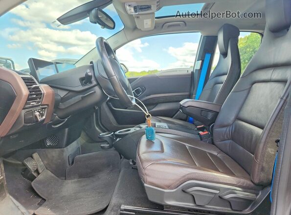 WBY8P8C58K7D35829 2019 BMW I3 Black Widok wnętrza z przodu