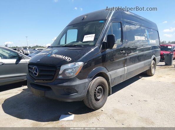 WD3PE8DD9GP181221 2016 MERCEDES-BENZ SPRINTER Black წინა მარცხენა ხედი სამი მეოთხედიდან