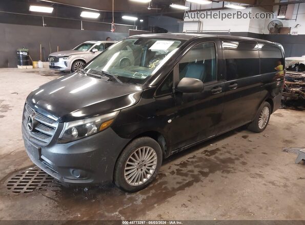 WD4PG2EE2J3450331 2018 MERCEDES-BENZ METRIS Черный Передняя левая четверть