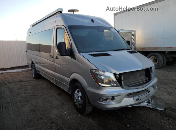 WDAPF4CCXJP646555 2018 MERCEDES-BENZ SPRINTER Silver Vista frontal