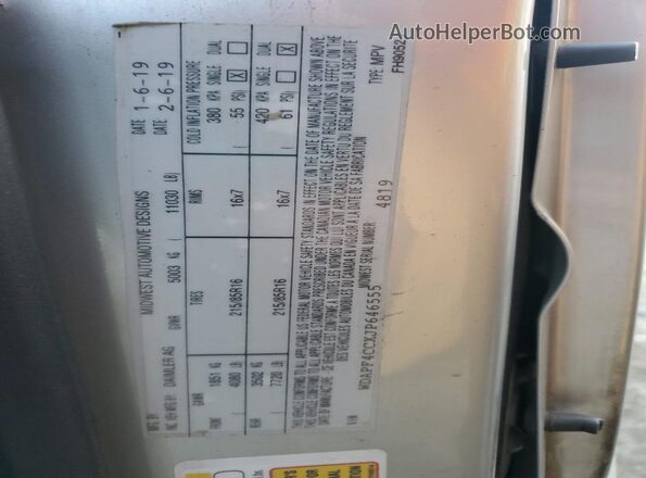 WDAPF4CCXJP646555 2018 MERCEDES-BENZ SPRINTER Silver 