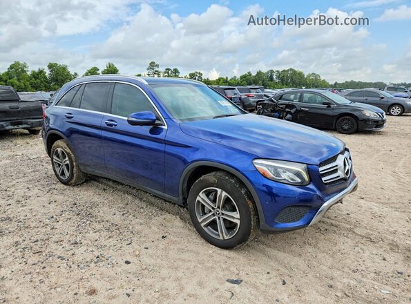 WDC0G4JB0JV055226 2018 MERCEDES-BENZ GLC-CLASS Blue Delantero derecho