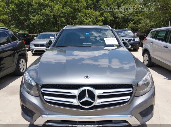 WDC0G4JB0KV125664 2019 MERCEDES-BENZ GLC 300 Gray Front view