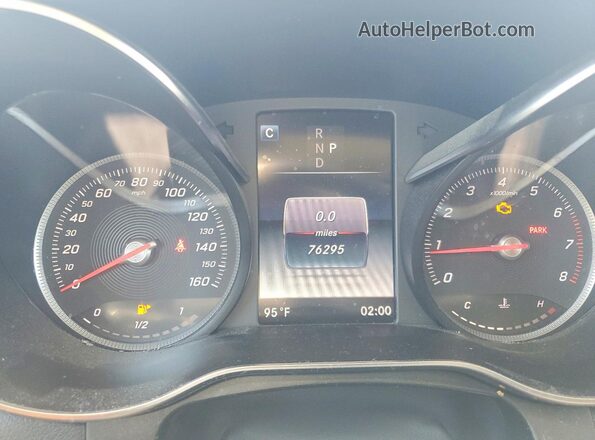 WDC0G4JB1K1002544 2019 MERCEDES-BENZ GLC-CLASS Black Instrument cluster view