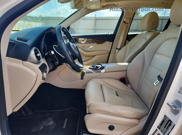 WDC0G4JB2GF018388 2016 MERCEDES-BENZ GLC-CLASS White Vista interior delantera