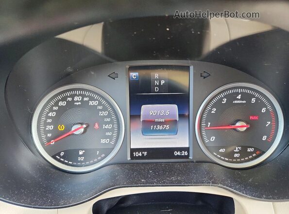 WDC0G4JB2GF018388 2016 MERCEDES-BENZ GLC-CLASS White Vista del cuadro de instrumentos