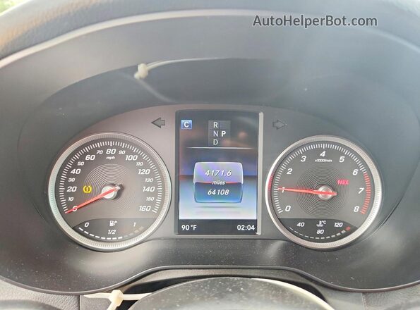 WDC0G4JB2GF053318 2016 MERCEDES-BENZ GLC-CLASS Silver Vista del cuadro de instrumentos