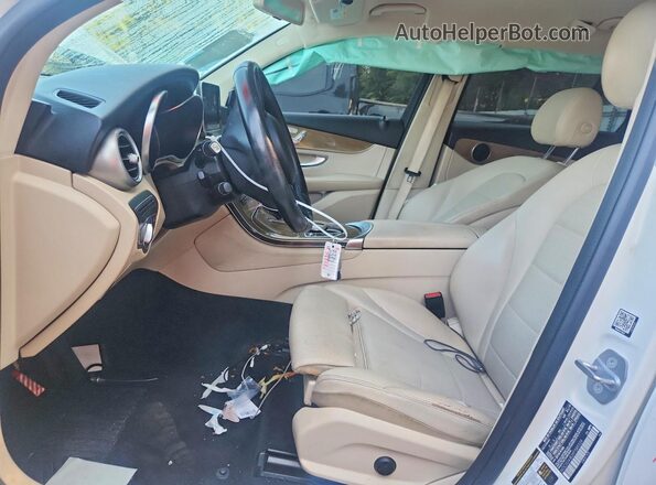 WDC0G4JB2KF589324 2019 MERCEDES-BENZ GLC-CLASS White Вид салону спереду