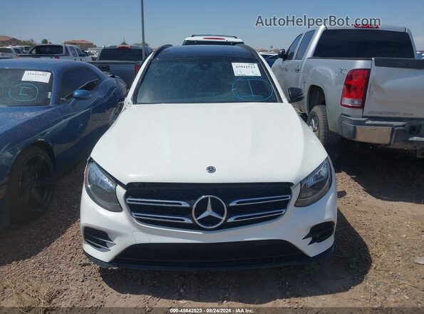 WDC0G4JB3JV046438 2018 MERCEDES-BENZ GLC 300 White Вид щитка приладів