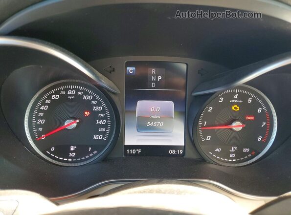 WDC0G4JB4GF103507 2016 MERCEDES-BENZ GLC-CLASS Blue ხელსაწყოთა პანელის ხედი