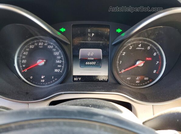 WDC0G4JB4HF189824 2017 MERCEDES-BENZ GLC-CLASS White Widok zestawu wskaźników