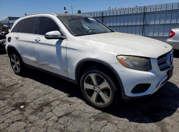 WDC0G4JB4HF195879 2017 MERCEDES-BENZ GLC-CLASS White Przód prawy