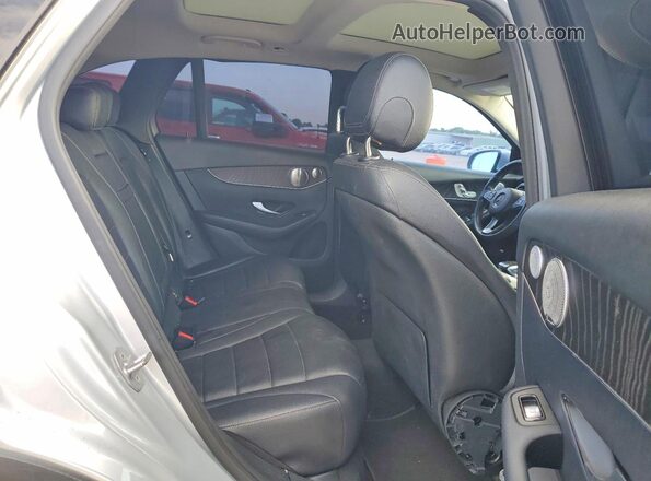 WDC0G4JB4JV015957 2018 MERCEDES-BENZ GLC-CLASS Silver უკანა სავარძლების ხედი