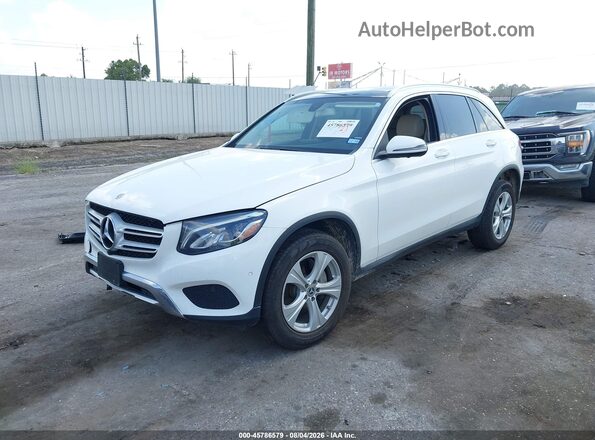 WDC0G4JB4JV045895 2018 MERCEDES-BENZ GLC 300 Белый Передняя левая четверть