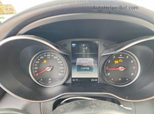 WDC0G4JB4KF546233 2019 MERCEDES-BENZ GLC-CLASS White Vista del cuadro de instrumentos
