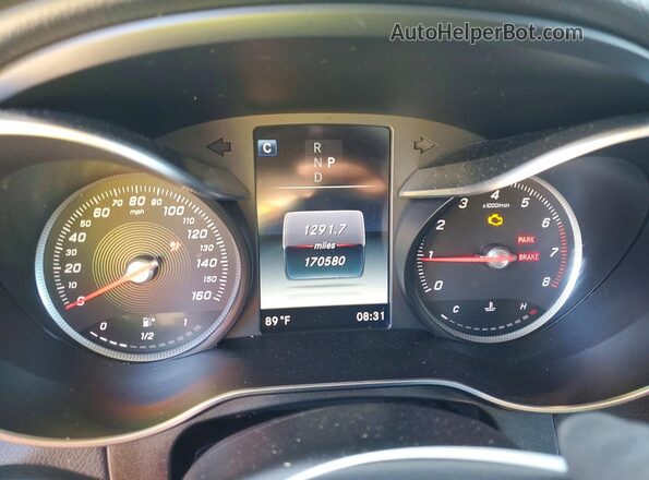 WDC0G4JB4KF594931 2019 MERCEDES-BENZ GLC-CLASS Серый Вид щитка приборов