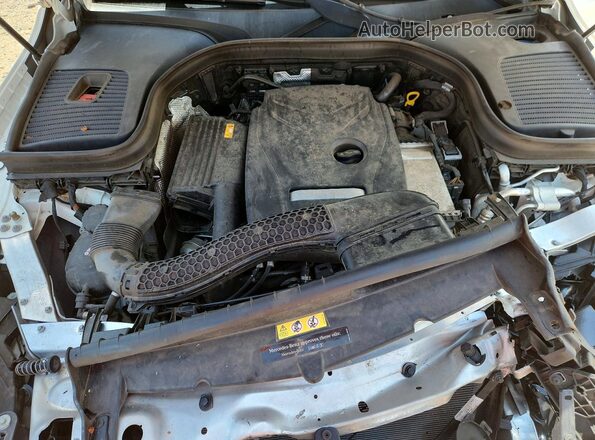 WDC0G4JB4KF612506 2019 MERCEDES-BENZ GLC-CLASS White Engine compartment view
