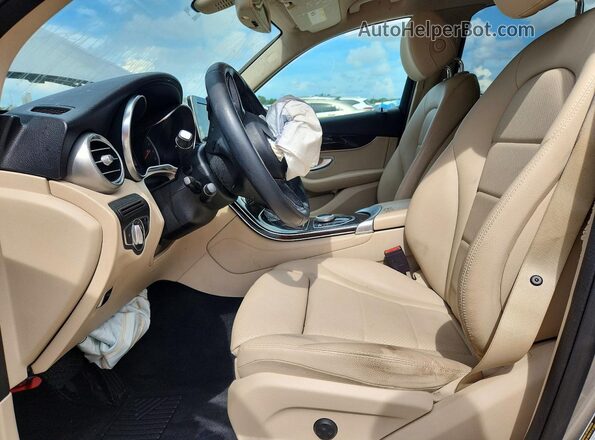 WDC0G4JB4KV155041 2019 MERCEDES-BENZ GLC-CLASS Silver Widok wnętrza z przodu