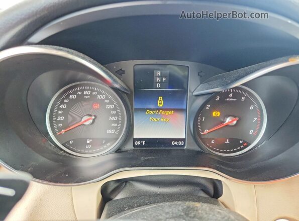 WDC0G4JB4KV155041 2019 MERCEDES-BENZ GLC-CLASS Silver Widok zestawu wskaźników