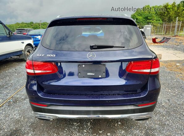 WDC0G4JB6GF011296 2016 MERCEDES-BENZ GLC-CLASS Blue Widok z tyłu