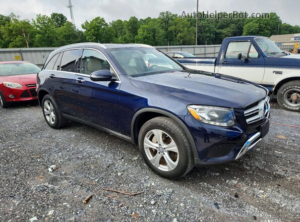 WDC0G4JB6GF011296 2016 MERCEDES-BENZ GLC-CLASS Blue Przód prawy