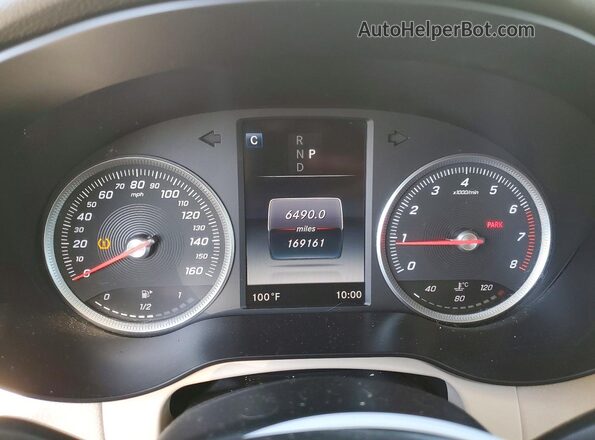 WDC0G4JB6GF016532 2016 MERCEDES-BENZ GLC-CLASS White Widok zestawu wskaźników