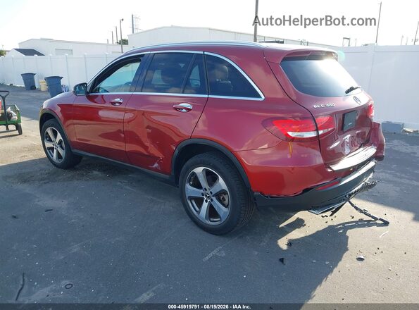 WDC0G4JB6JV018746 2018 MERCEDES-BENZ GLC 300 Red Հետևի ձախ